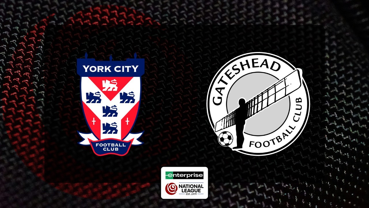 York City vs Gateshead poster