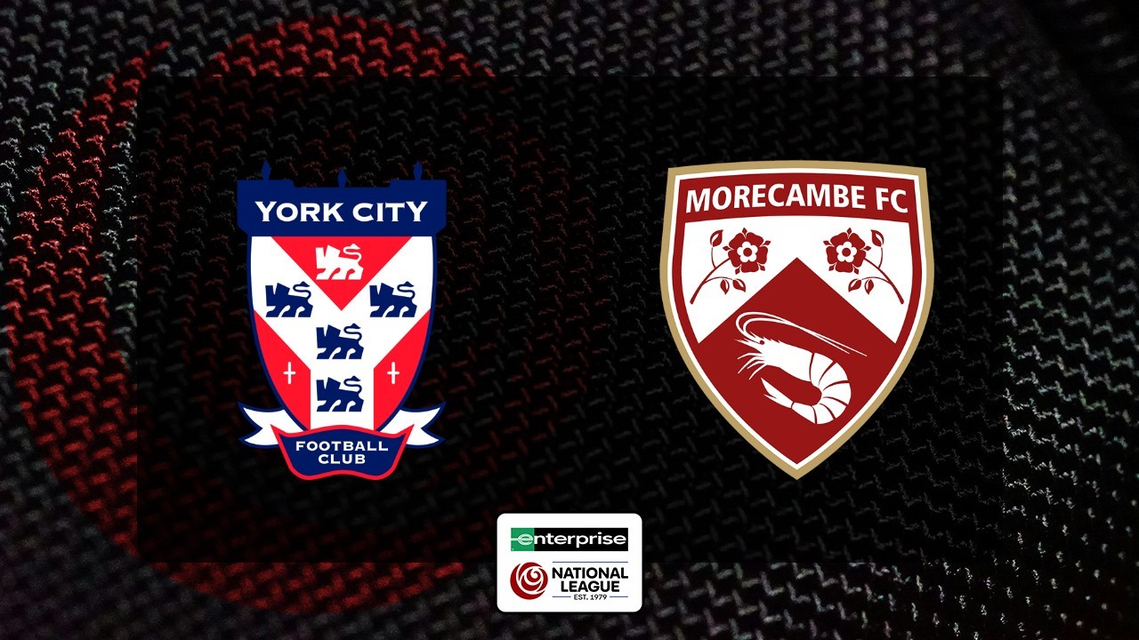 York City vs Morecambe poster York City vs Morecambe poster