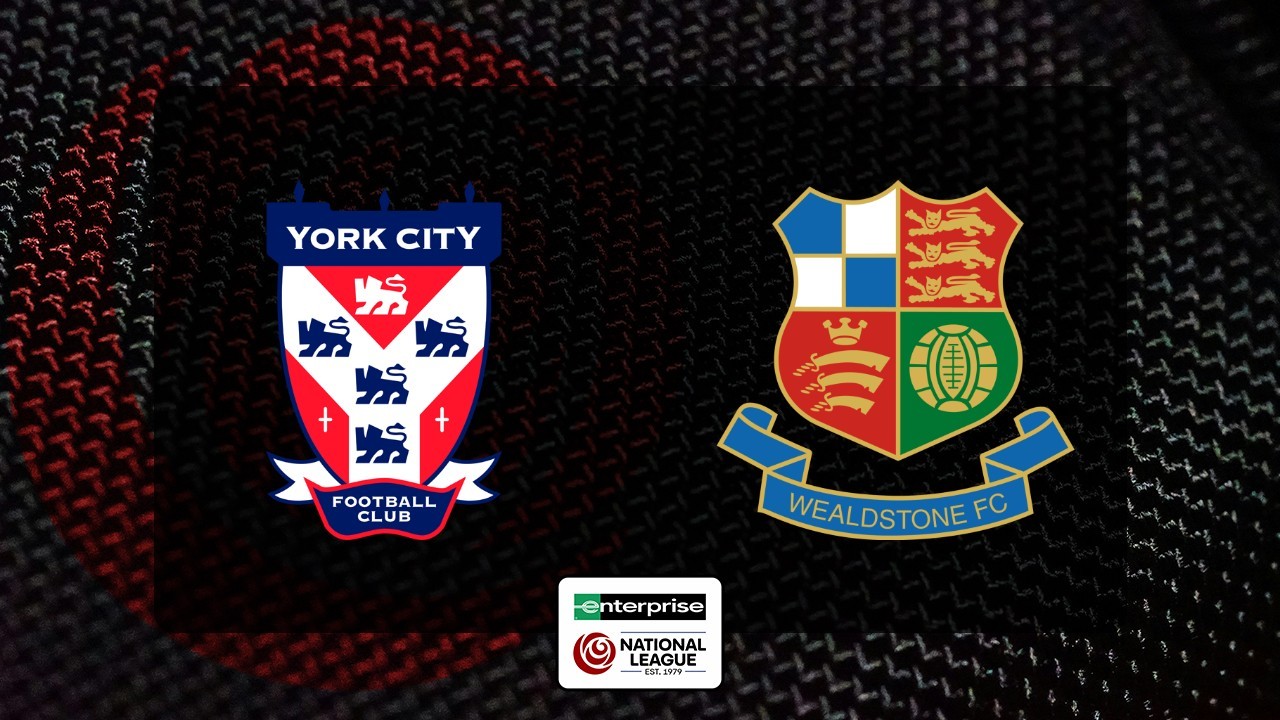 York City vs Wealdstone poster