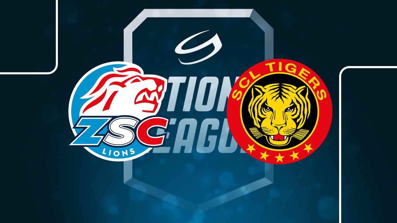 ZSC Lions vs SCL Tigers poster ZSC Lions vs SCL Tigers poster