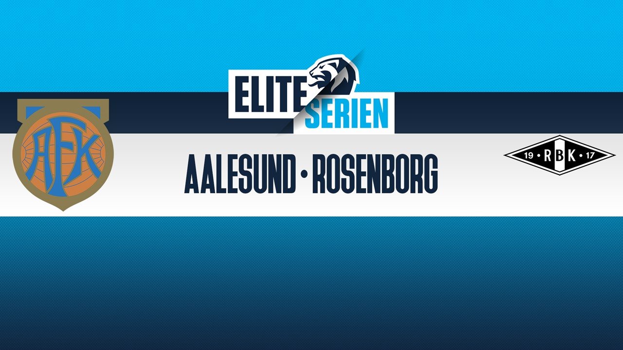 Aalesund vs Rosenborg poster