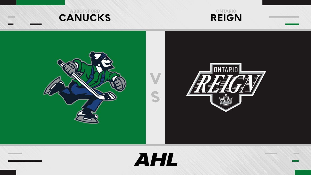 Abbotsford Canucks vs Ontario Reign poster