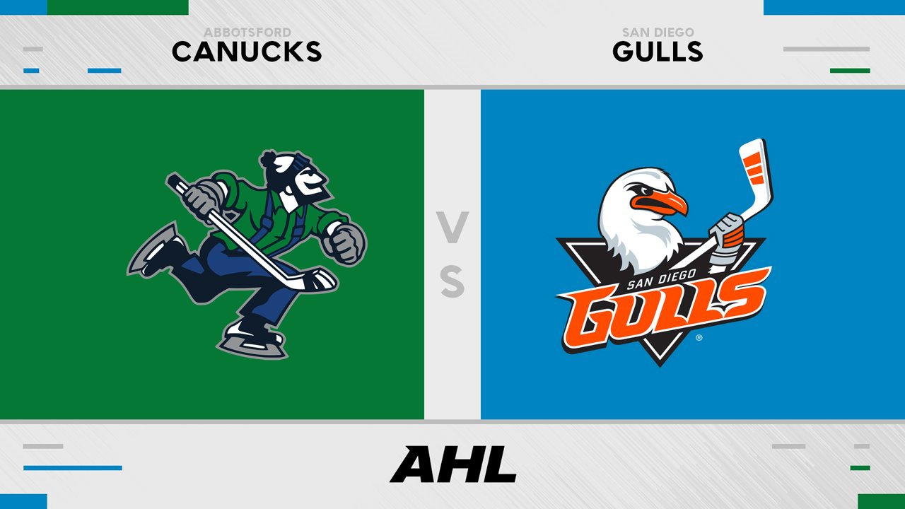 Abbotsford Canucks vs San Diego Gulls poster