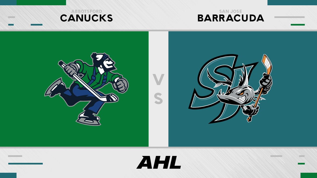 Abbotsford Canucks vs San Jose Barracuda poster