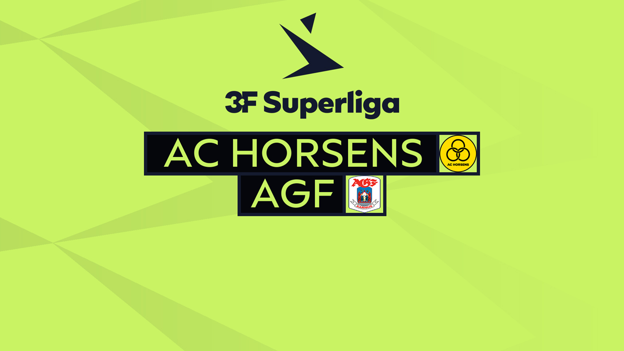 AC Horsens vs AGF Aarhus poster