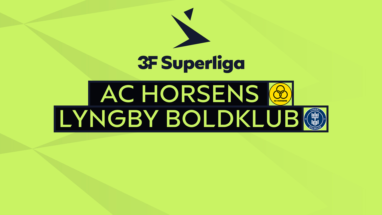AC Horsens vs Lyngby poster