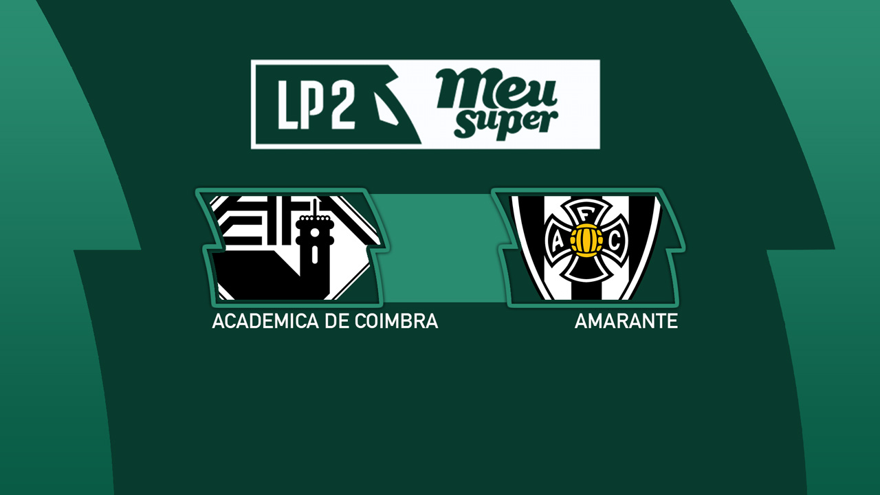 Académica de Coimbra vs Amarante poster