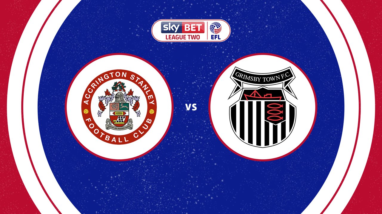 Accrington Stanley vs Grimsby Town poster