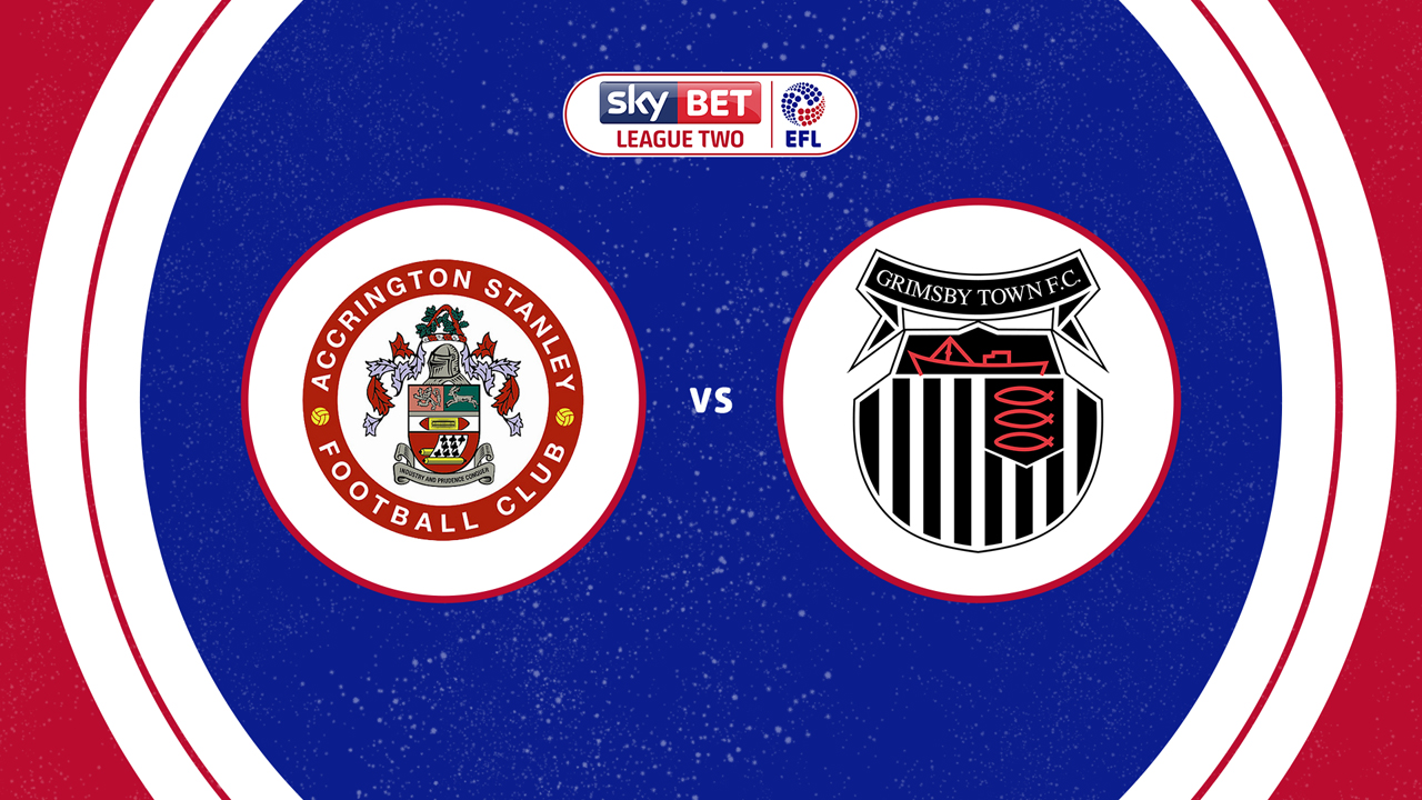 Accrington Stanley vs Grimsby Town poster