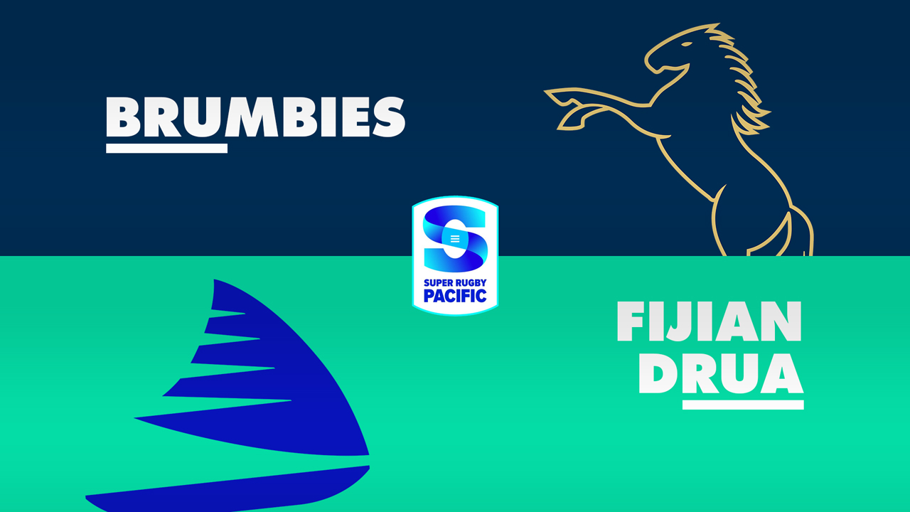ACT Brumbies vs Fijian Drua poster