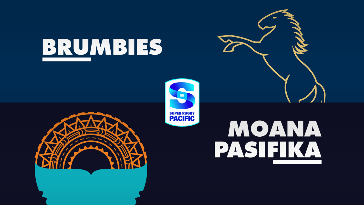 ACT Brumbies vs Moana Pasifika poster