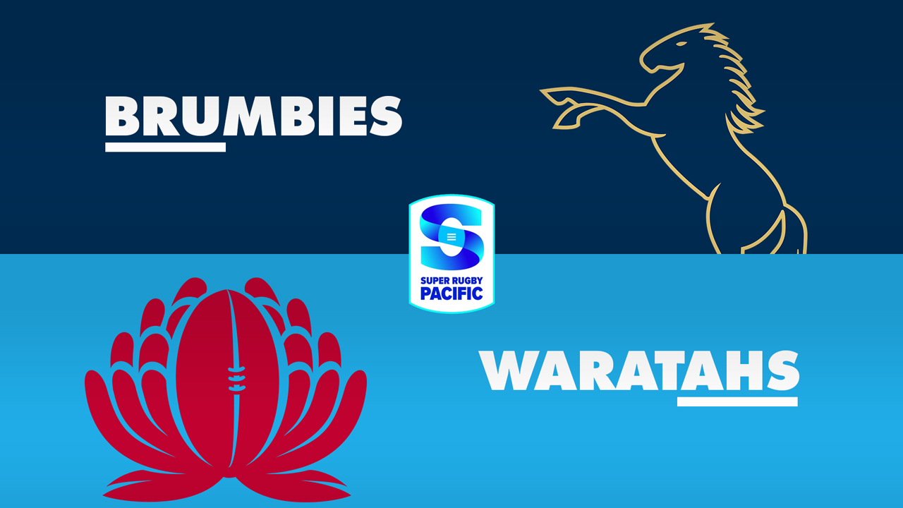 ACT Brumbies vs New South Wales Waratahs poster