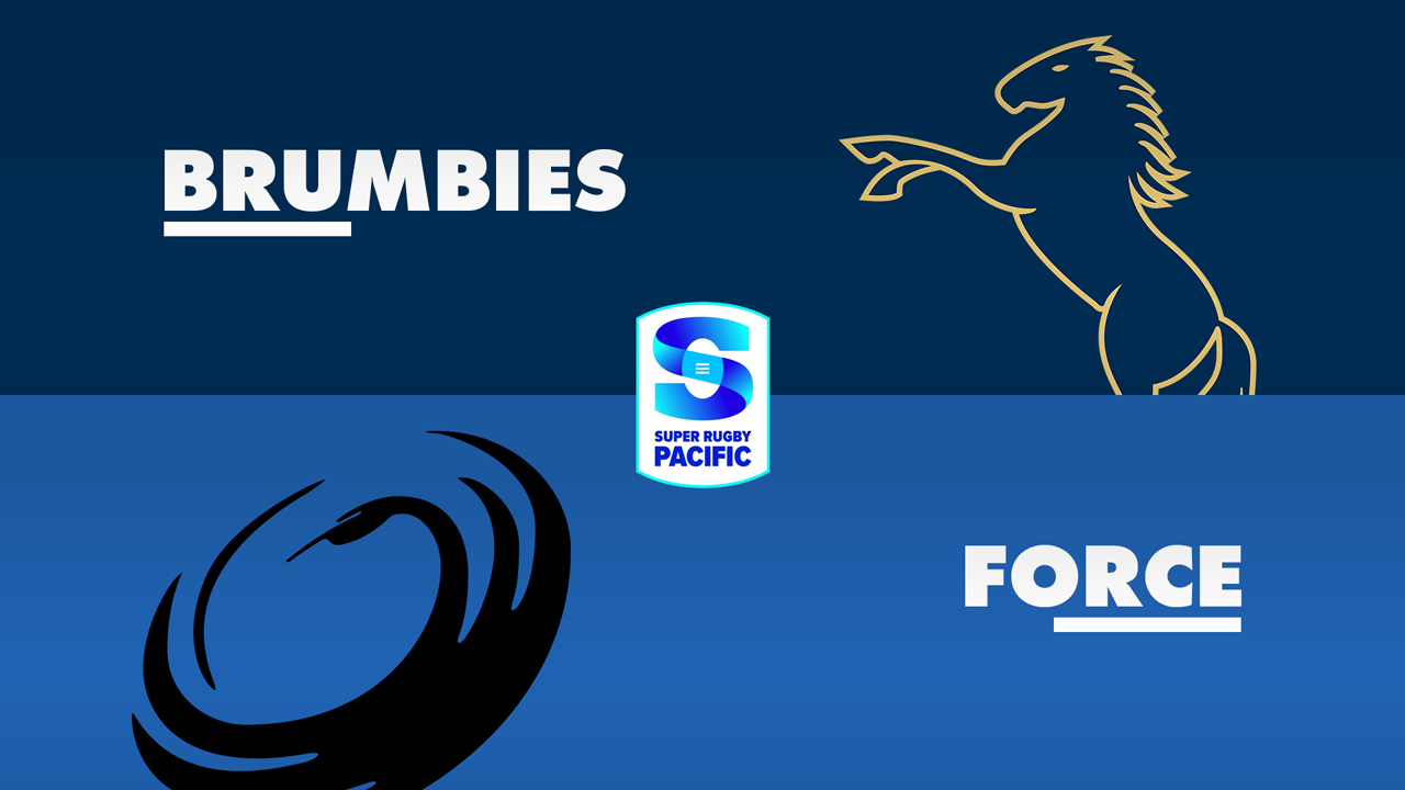 ACT Brumbies vs Western Force poster