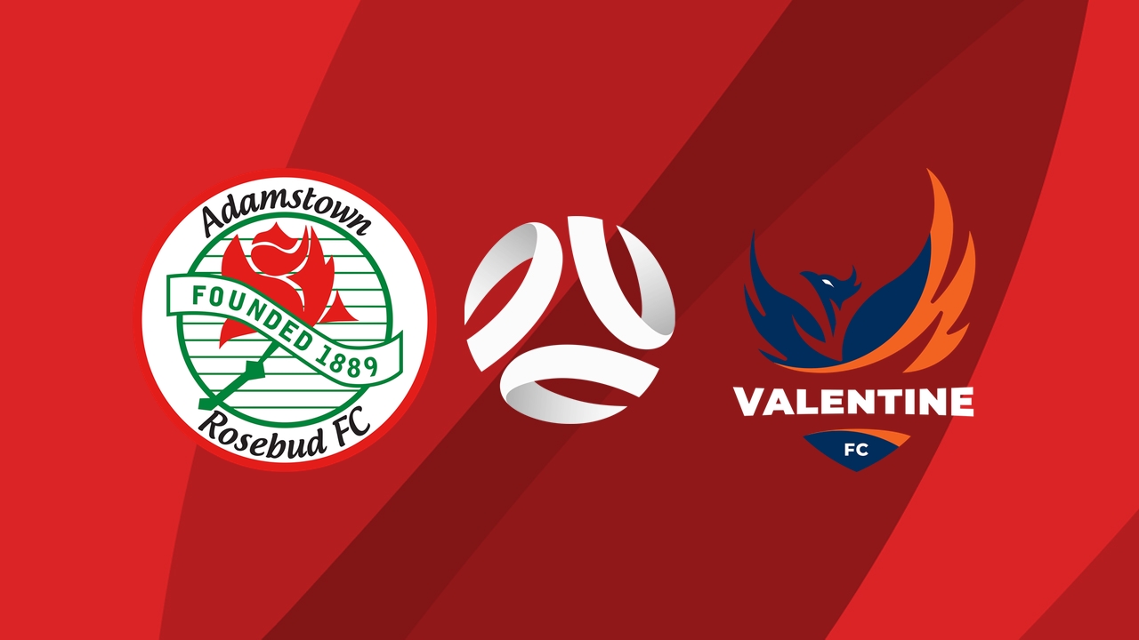 Adamstown Rosebud vs Valentine poster