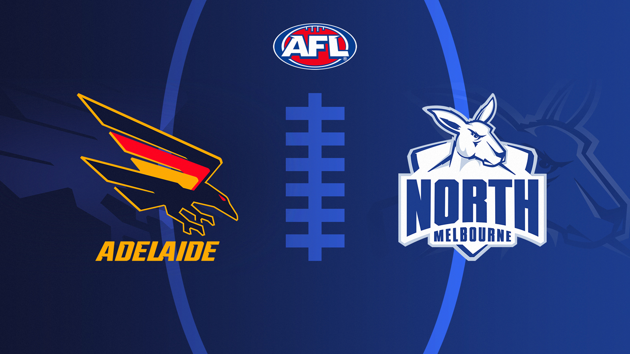 Adelaide Football Club vs North Melbourne Football Club poster