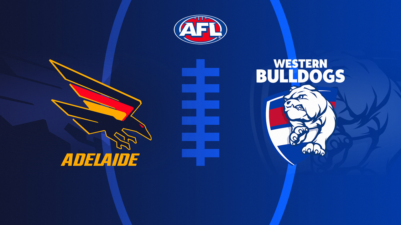 Adelaide Football Club vs Western Bulldogs poster
