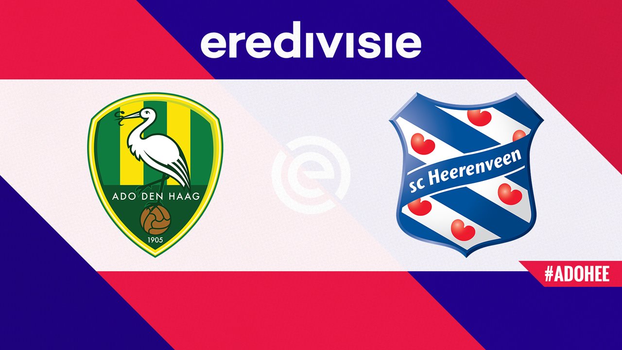 ADO Den Haag vs Heerenveen poster