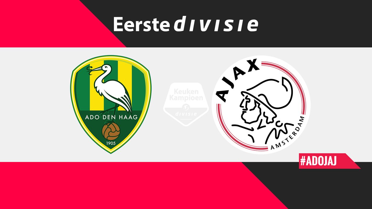 ADO Den Haag vs Jong Ajax poster