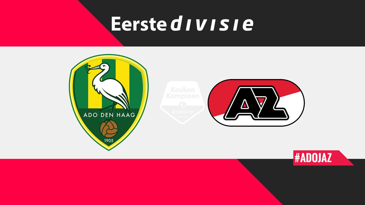 ADO Den Haag vs Jong AZ poster