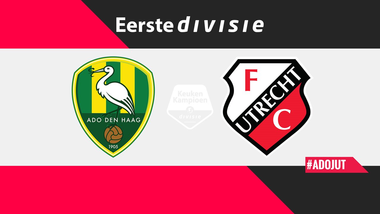 ADO Den Haag vs Jong Utrecht poster