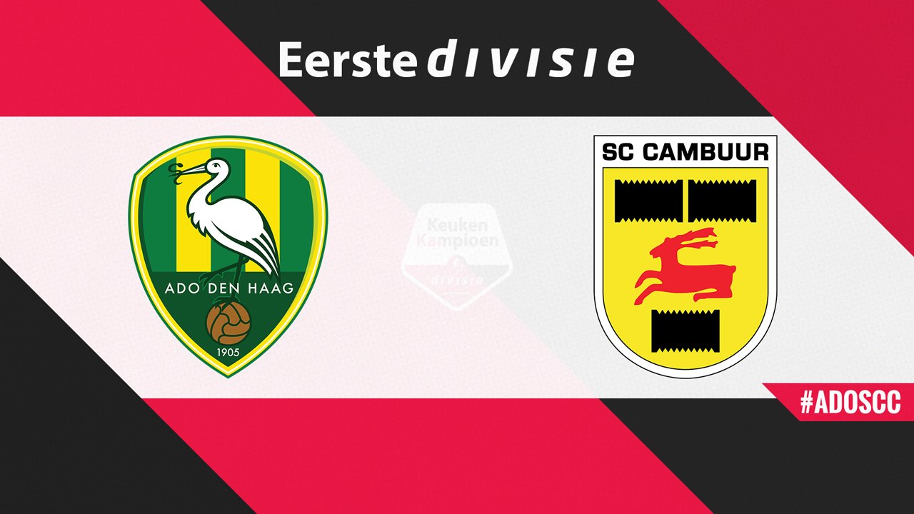 ADO Den Haag vs SC Cambuur poster