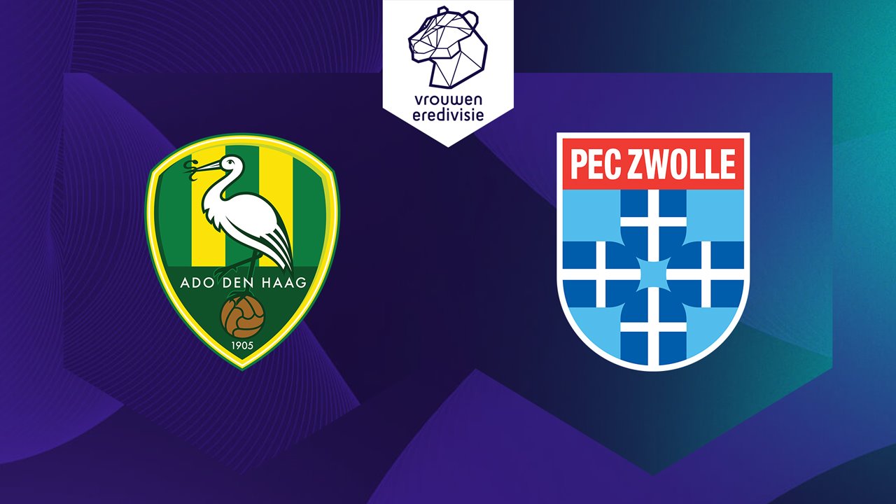 ADO Den Haag Women vs PEC Zwolle Women poster