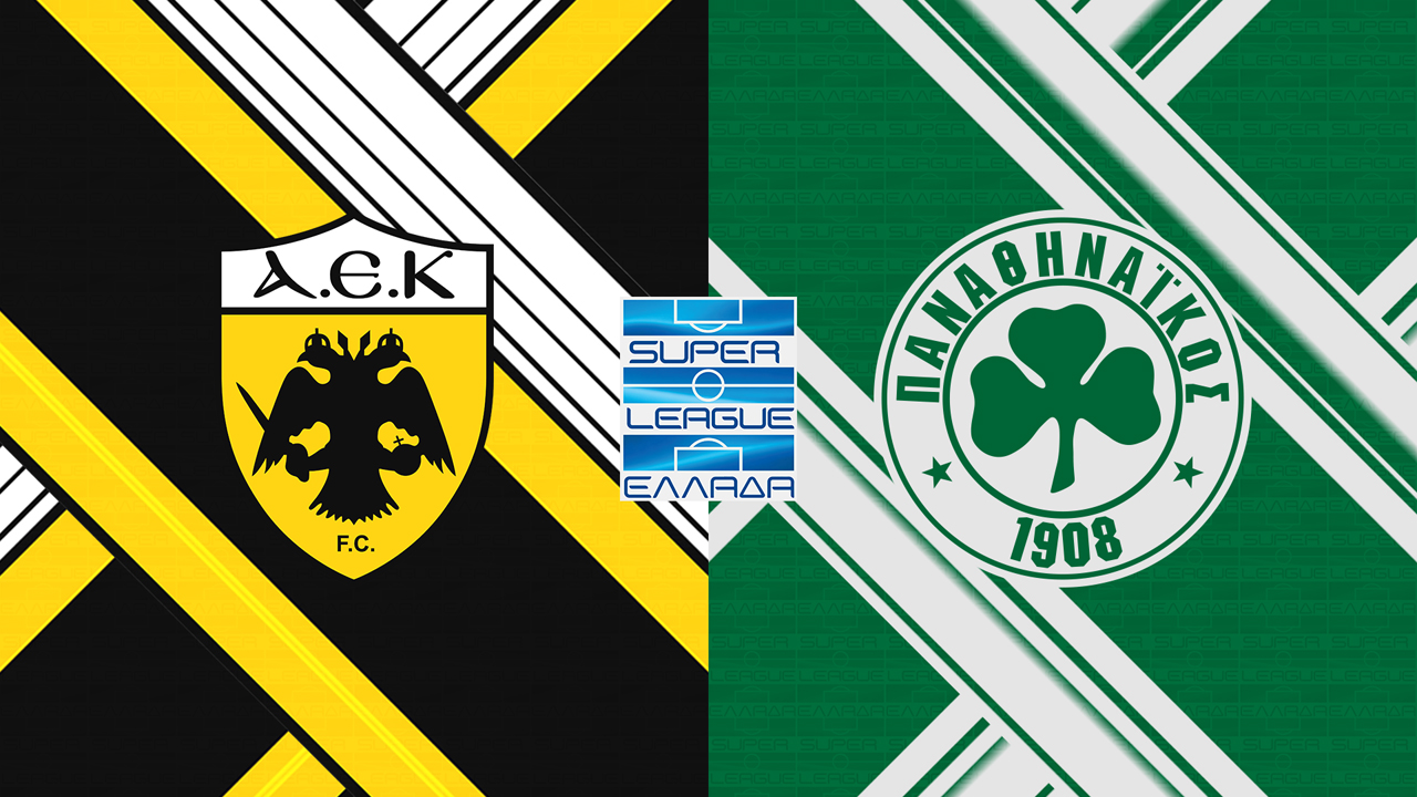 AEK Athens vs Panathinaikos poster