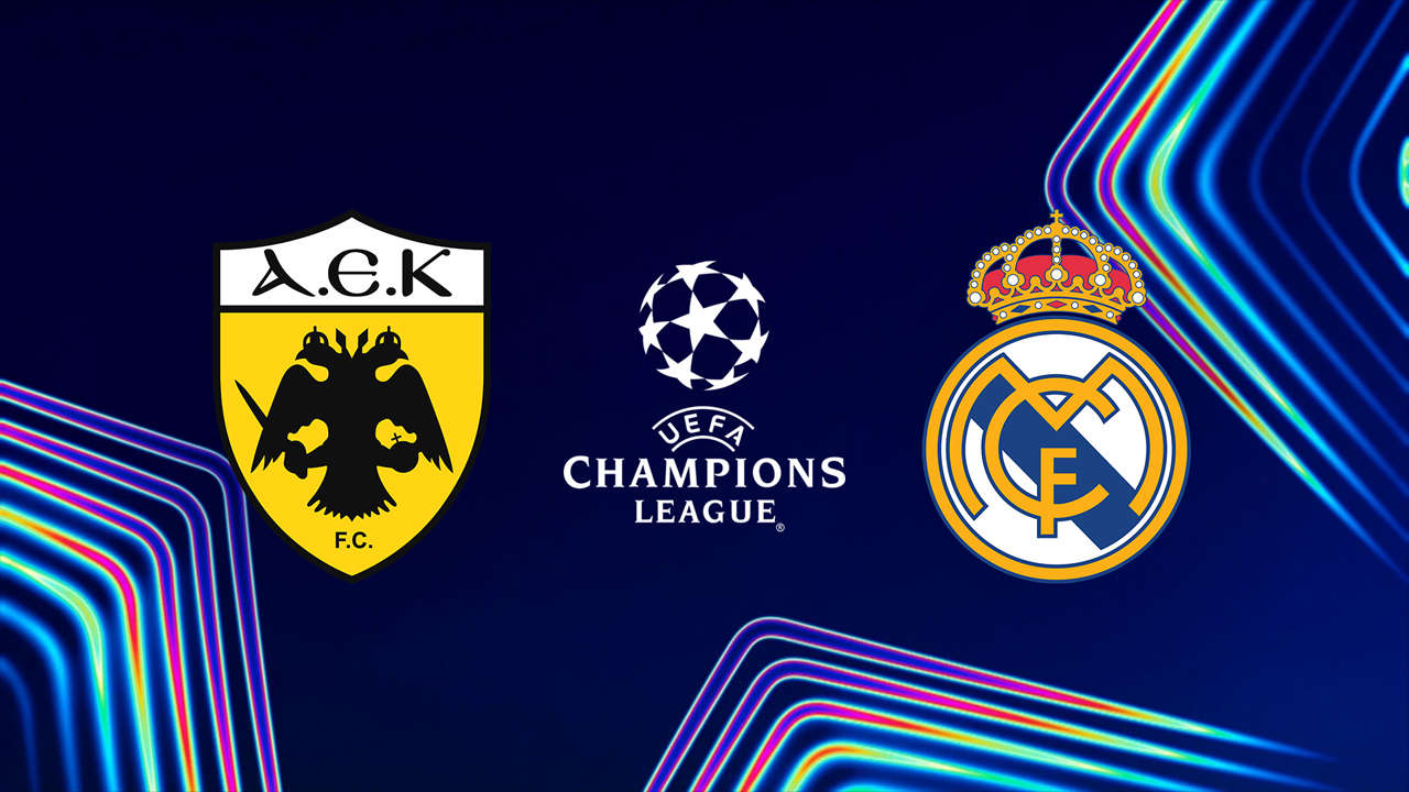 AEK Athens vs Real Madrid poster
