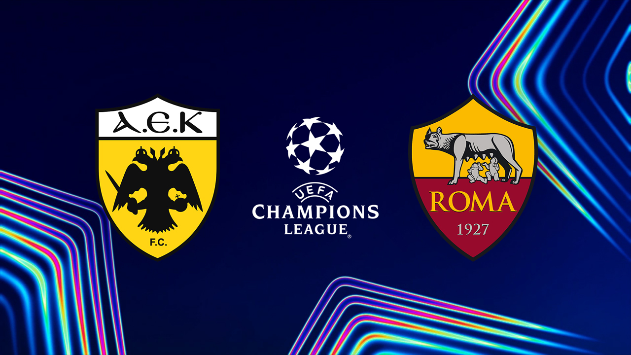 AEK Athens vs Roma poster