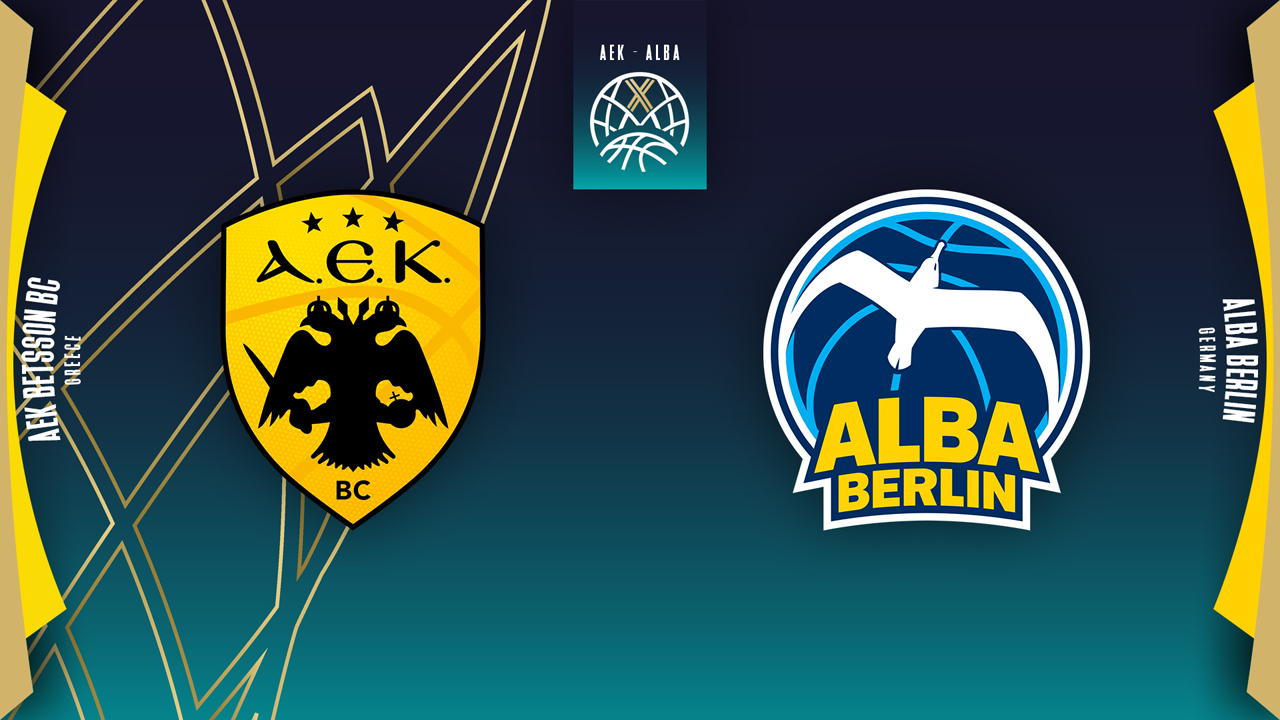 AEK BC vs ALBA Berlin poster