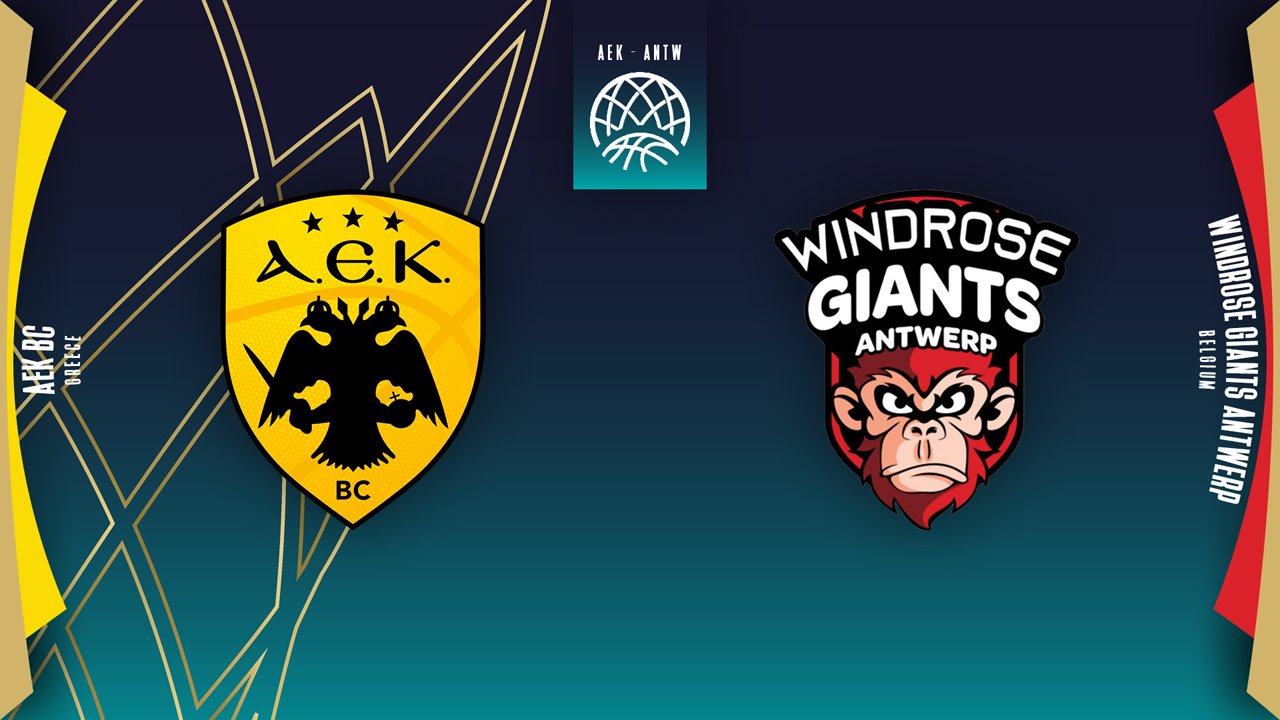 AEK BC vs Antwerp Giants poster