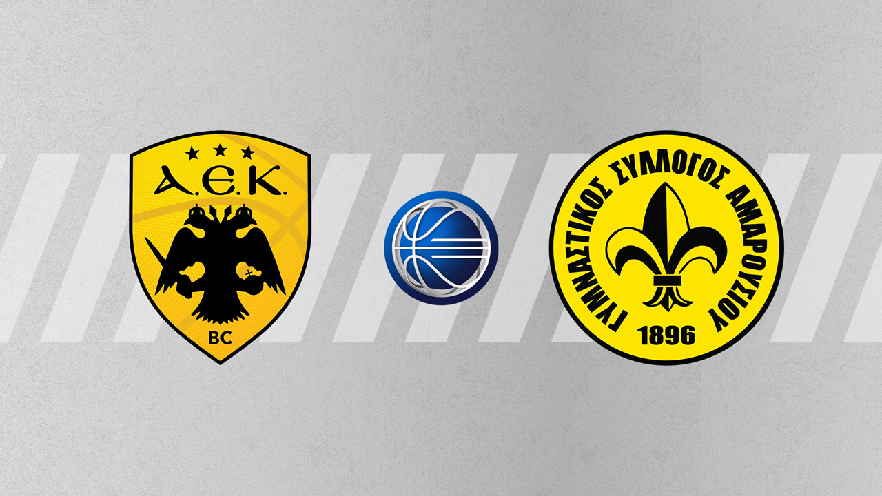AEK BC vs Maroussi B.C. poster