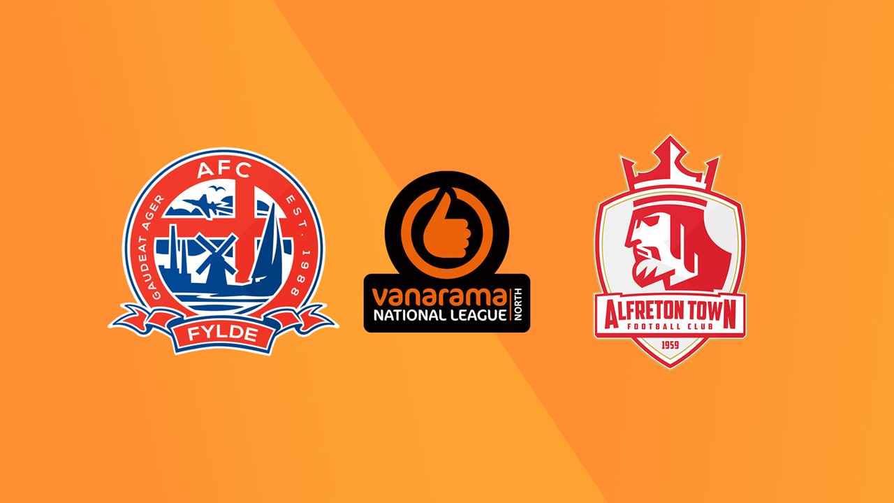 AFC Fylde vs Alfreton Town poster
