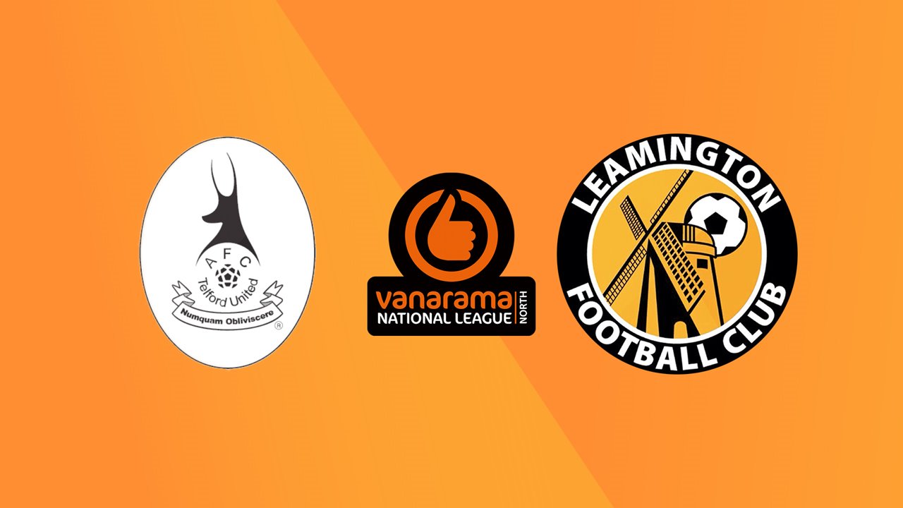 AFC Telford United vs Leamington poster