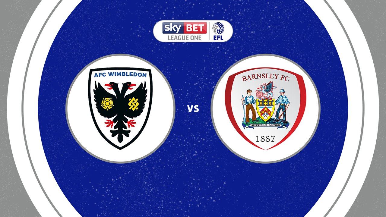 AFC Wimbledon vs Barnsley poster