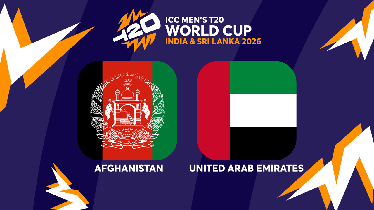 Afghanistan Cricket vs UAE Cricket poster
