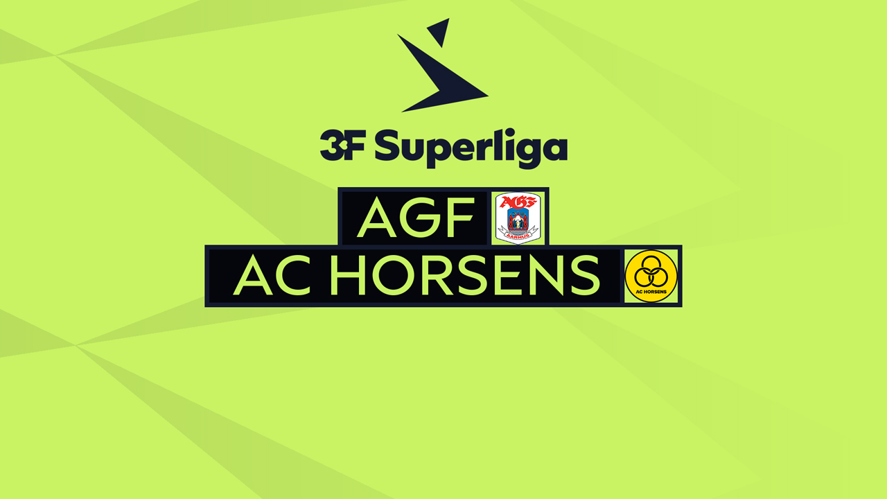 AGF Aarhus vs AC Horsens poster
