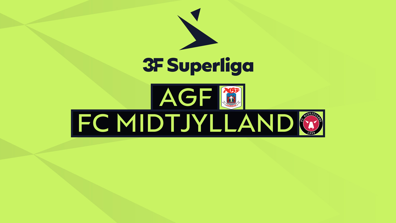 AGF Aarhus vs FC Midtjylland poster