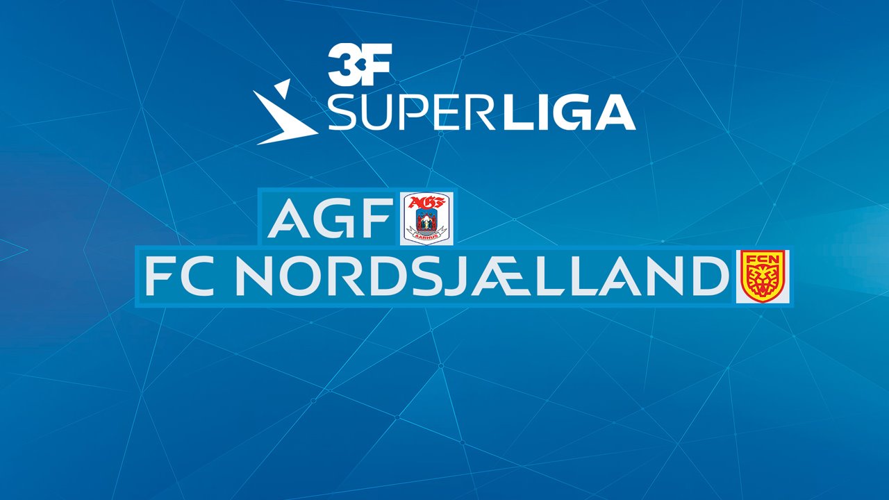 AGF Aarhus vs FC Nordsjælland poster