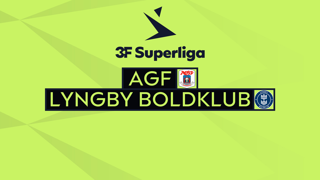 AGF Aarhus vs Lyngby poster
