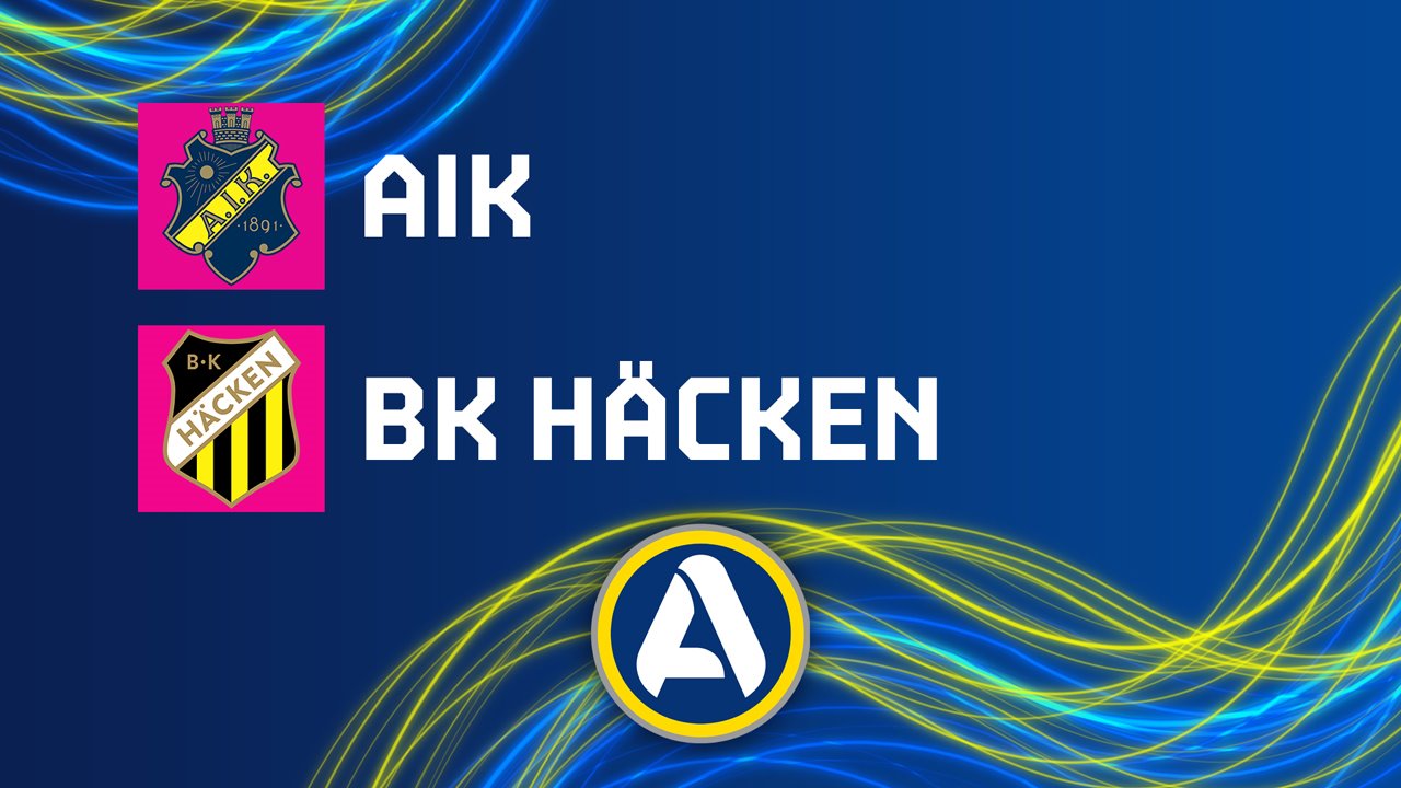 AIK vs Häcken poster
