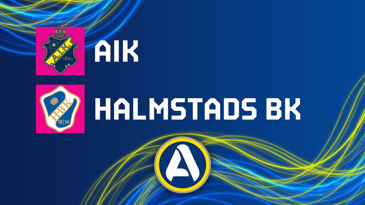 AIK vs Halmstad poster
