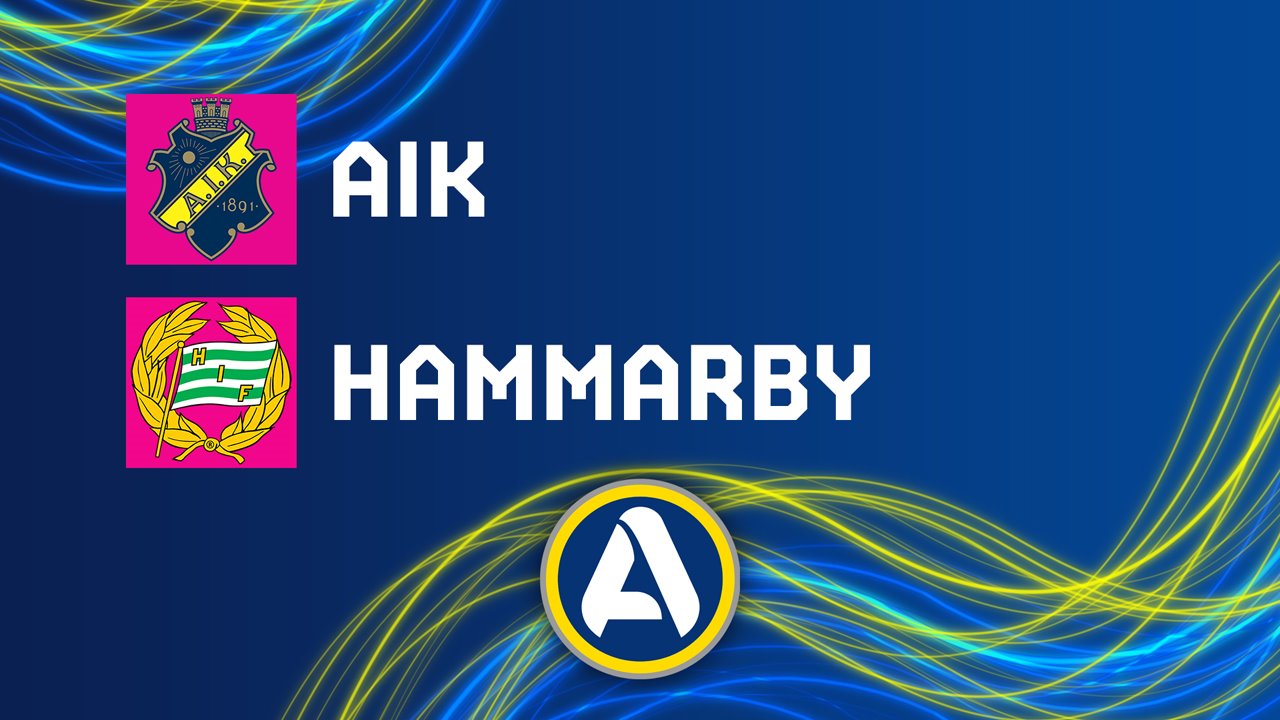 AIK vs Hammarby poster