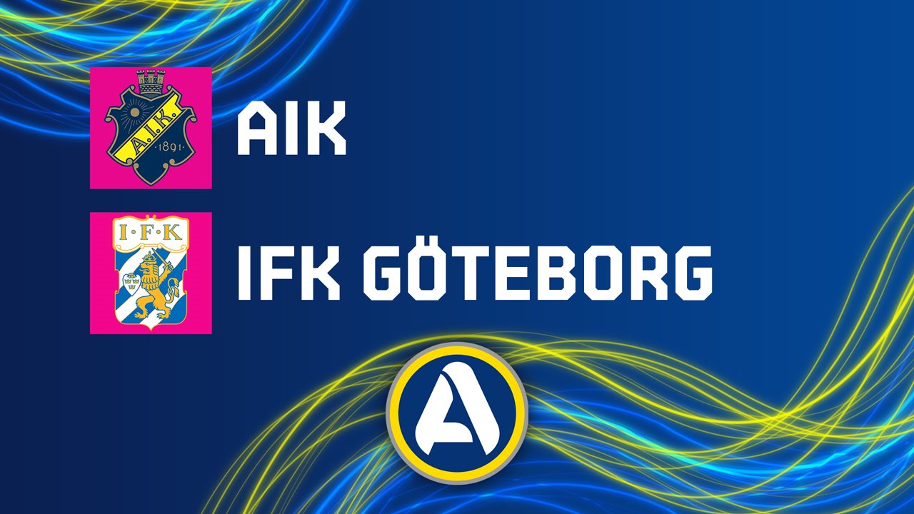 AIK vs IFK Göteborg poster