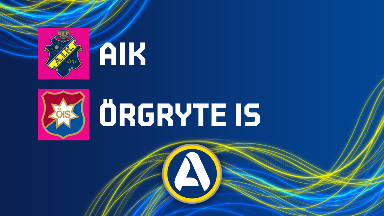AIK vs Örgryte poster