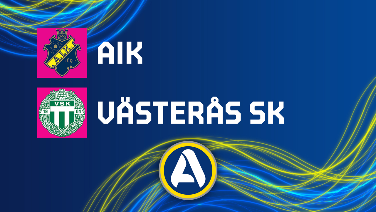AIK vs Västerås poster