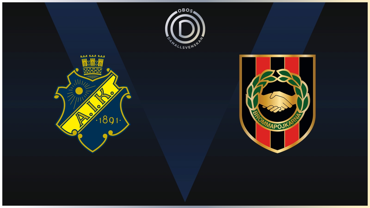 AIK Women vs Brommapojkarna Women poster