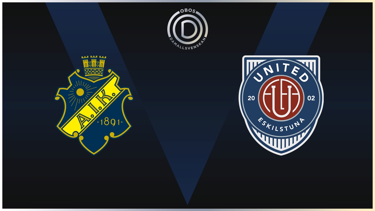 AIK Women vs Eskilstuna United Women poster
