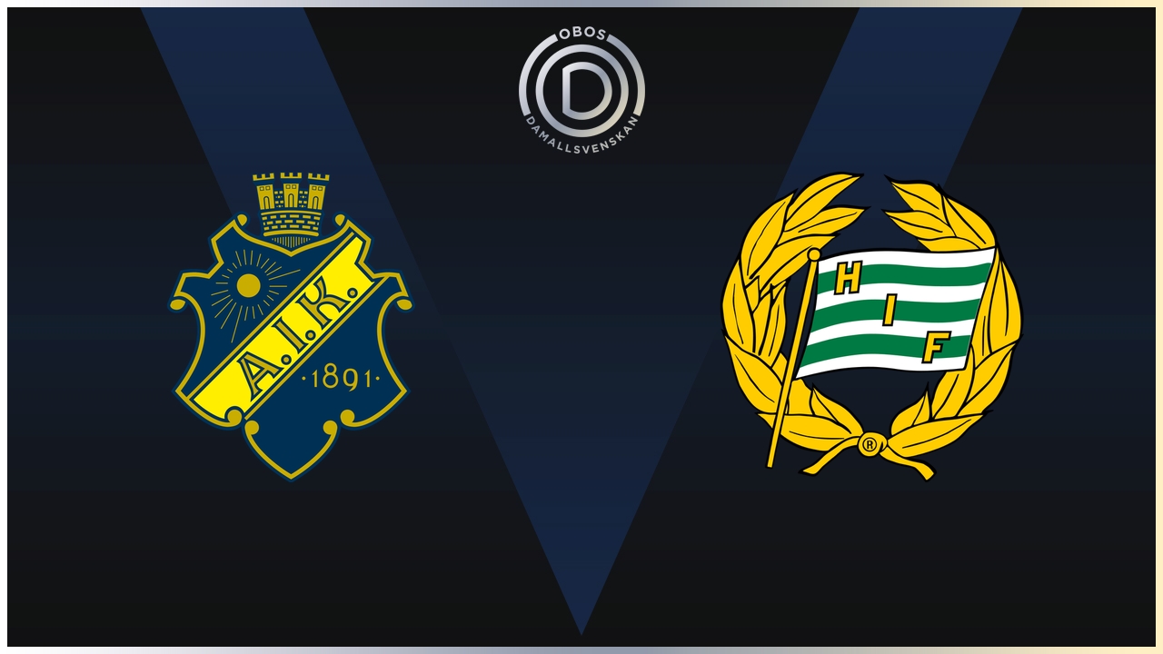 AIK Women vs Hammarby Women poster