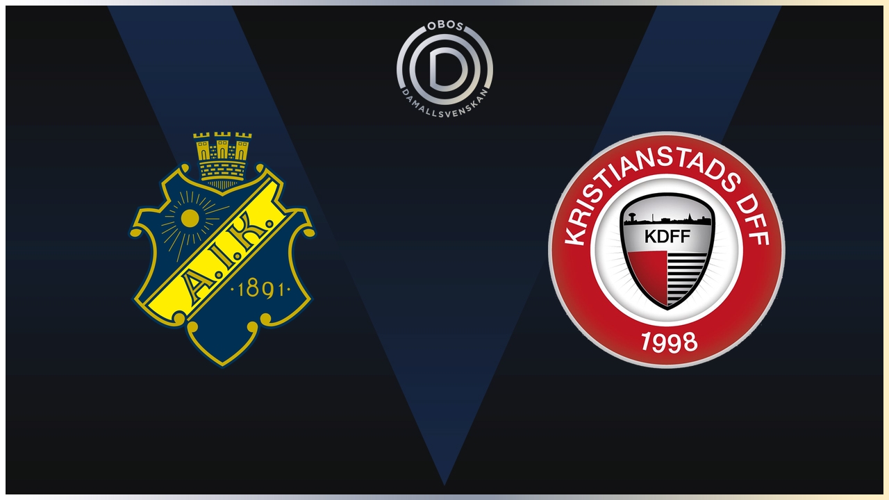 AIK Women vs Kristianstad Women poster
